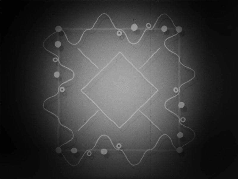 Path Points Expressions/exploration after effects black dot expression film gif motion noir patterns sinus texture white