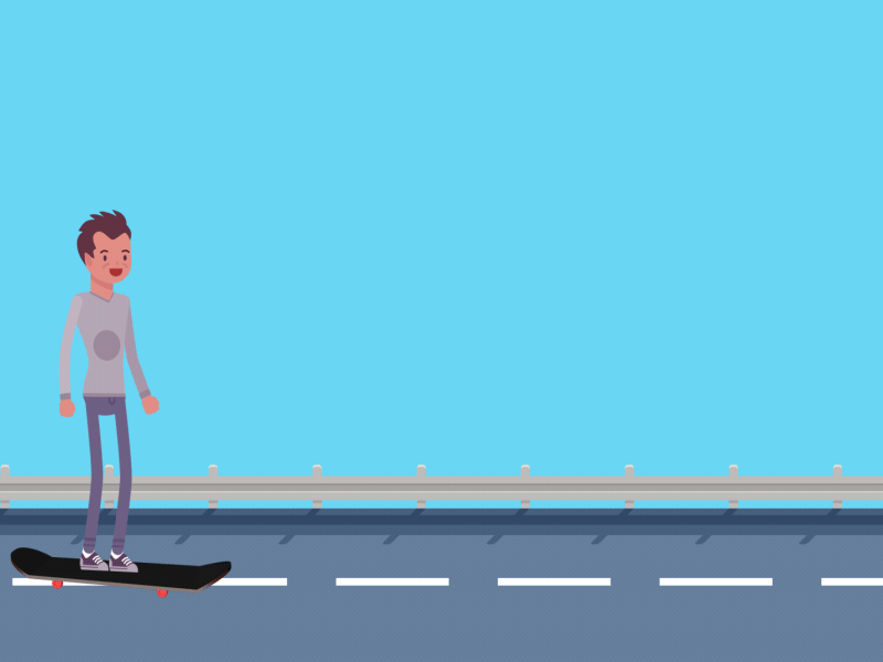 skateboarding fail :( body turn character animation duik joystick rigg skate sucks skateboarding
