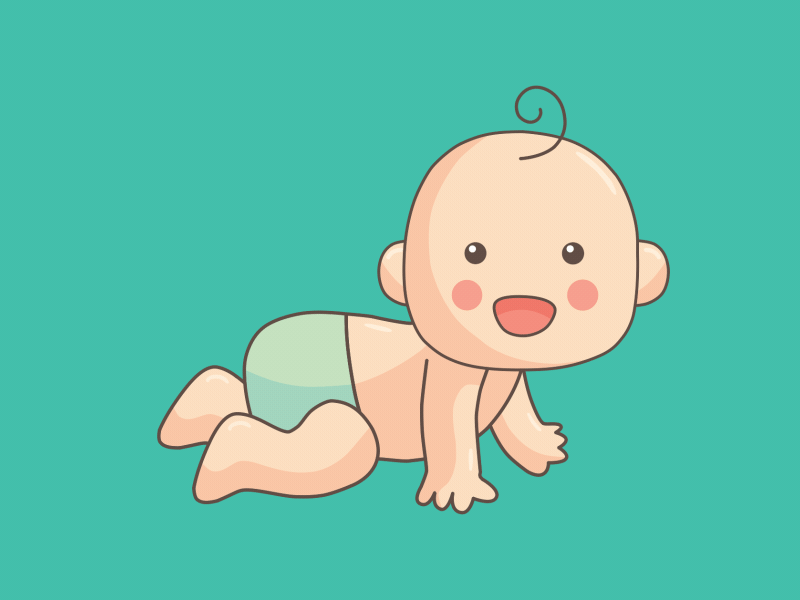 Baby Crawl Cycle by ahmed mohamed on Dribbble