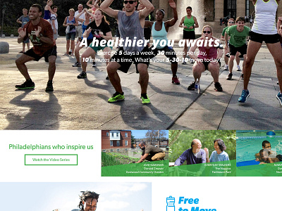 Philly's Got Moves Website Concept