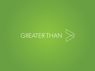 Greater Than Logo abstract health icon illusion logo mark medical simple vector