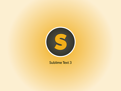 Sublime Text 3 download free freebie gradient icon illustration letter sublime text type vector