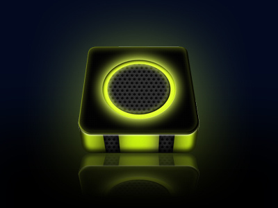 Early Xbox Inspired digital glow icon photoshop xbox