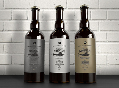 The 3 Beer Bottles Mockup #4 app branding design graphic design illustration logo typography ui ux vector