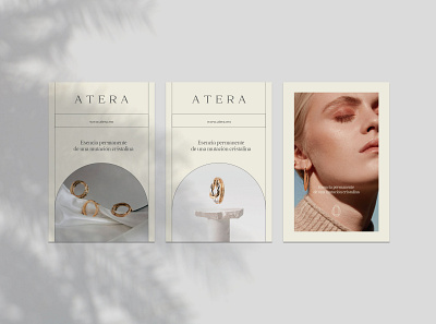 Atera INS brabding brand brand identity branding branding design design fashion joyería logo mexico