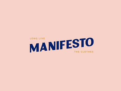 MANIFESTO