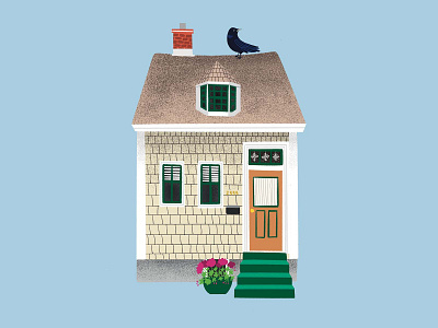 North End Halifax Series: Neighbours architecture freelance halifax illustration nova scotia