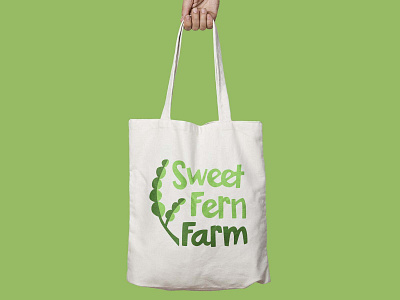 Logo for Sweet Fern Farm design freelance logo nova scotia