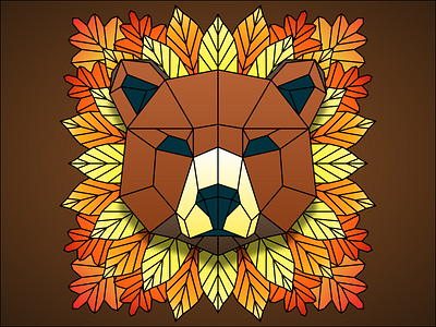 SolBear Fall Season! branding design graphic design illustration logo vector