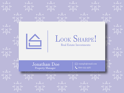 LookSharpe: Company Logo and Business Card branding business company design graphic design illustration logo vector