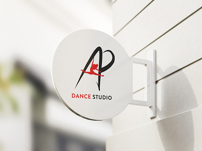 AP Dance Studio Logo branding design graphic design illustration logo