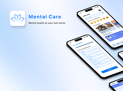 Mental Health App Icon -Daily UI Challenge 005 app daily ui challenge figma icon ios mental health mobile app ui ui design uiux user interface ux web design