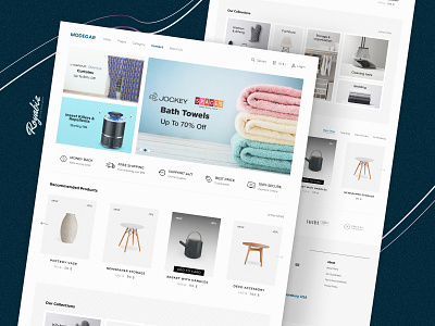 Modegar E-commerce appliances design e commerce figma minimal shop store ui ux website