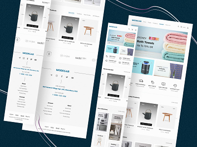 Modegar E-commerce design e commerce figma store ui website