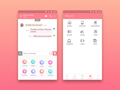 Chat App Screen