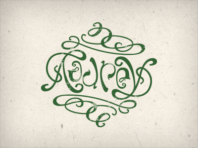 Ambigram ambigram hand lettered