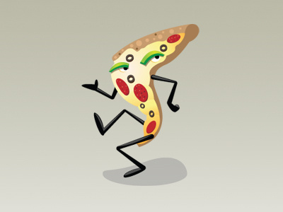 Food Characters 2 cartoon character food icon illustration pizza