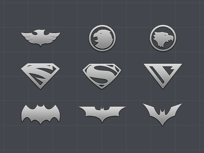 Superhero logo icon set - Part 3 aquaman batman booster gold captain atom captain marvel comic books dc comics deadman flash freebie golden age green lantern hawkman icon logo red tornado robin silver age super hero superman the dark knight ui wonder woman