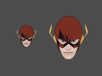 The Flash comic book flash illustration line art mask