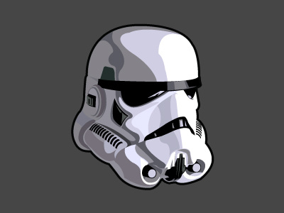 Star Wars - Stormtrooper character empire headshot helmet illustration star wars stormtrooper trilogy vector