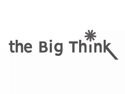 The Big Think Logo brand and identity branding corporate branding design fun kid lettering logo quirky