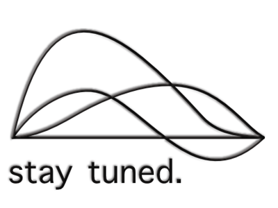 Resonance: Stay Tuned brand and identity branding design logo simple thin line