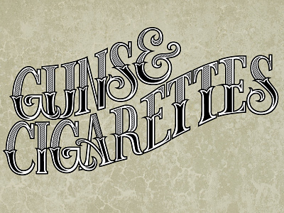 Guns & Cigarettes Vector