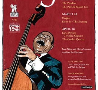 Jazz Poster asheville illustration jazz poster vintage