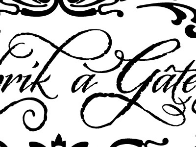 almost done font logo signature sketch type