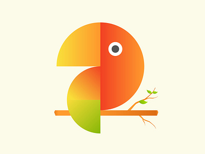 Cute Parrot branding design graphic design illustration illustrator logo parrot