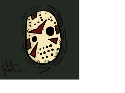 Sketchy Jason halloween horror ipad jason sketch