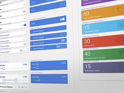 WIP Component Library for SwipeIn component hr library mobile sketch ux