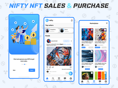 NFT Marketplace App UI Design