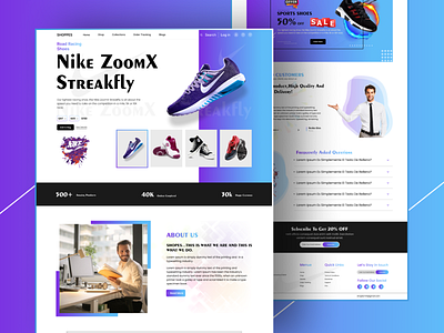 Online Shoes Store adobe xd app design branding design figma graphic design illustration landing page design logo online shopping shoes store ui ui ux ux website design