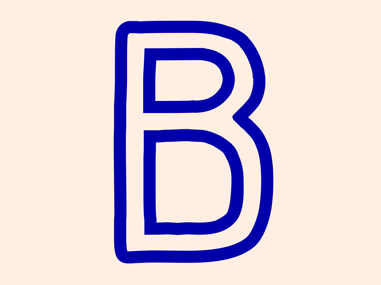 B L O O P animation bloop font fun loose organic sans serif type typeface typography