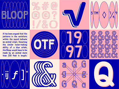 BLOOPBLOOPBLOOP bloop font grid illustration loose organic sans serif type typeface typography