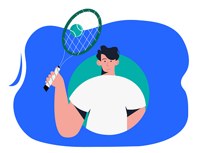 man tennis