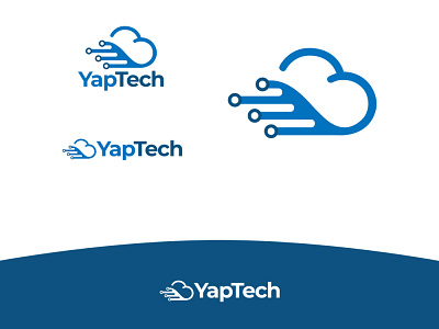 YapTech Logo cloud company logo tehnology