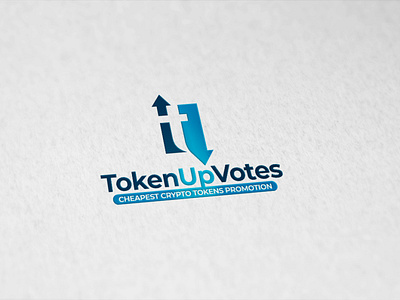 TokenUpVotes Logo crypto logo token up votes