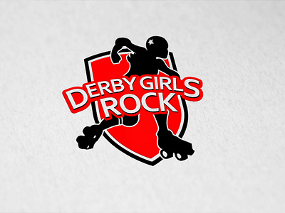 Derby Girls Rock derby girls logo rock roller