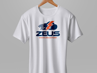 Zeus Logo cloud fast host logo web website zeus