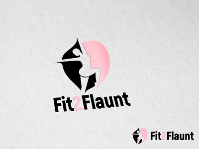 Fit 2 Flaunt club diet fit fitness flaud girls logo women