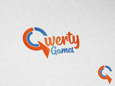 Qwerty Games company design game logo qwerty