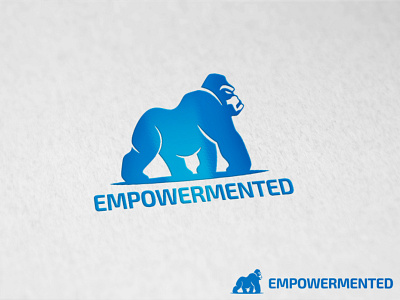 Empowermented design emprowment gorilla logo