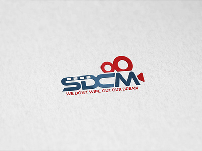 SDCM Logo camera design film logo tape video