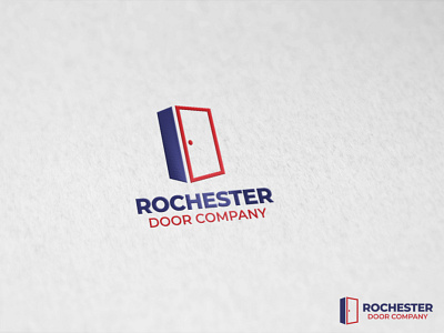 Rochester Door company design door logo wall