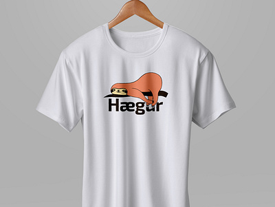 Haegur Logo design haegur lemur logo t shirt