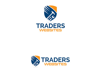 Traders Logo company design furniture instruments logo shield traders website