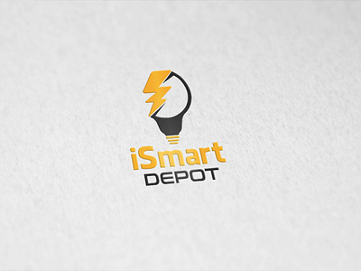 iSmart Depot bulb company depot ismart lighting bulb logo smart