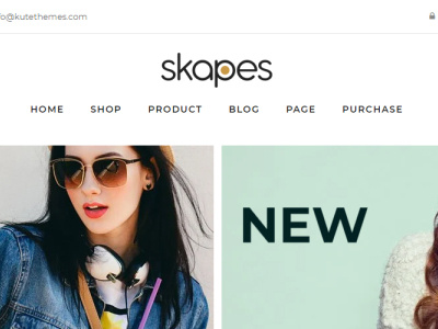 Skapes Logo clothes design fashion logo model skapes website woman